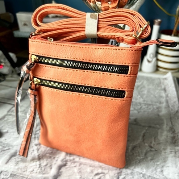 Nina Multi Zipper Crossbody Bag - Picture 1 of 7